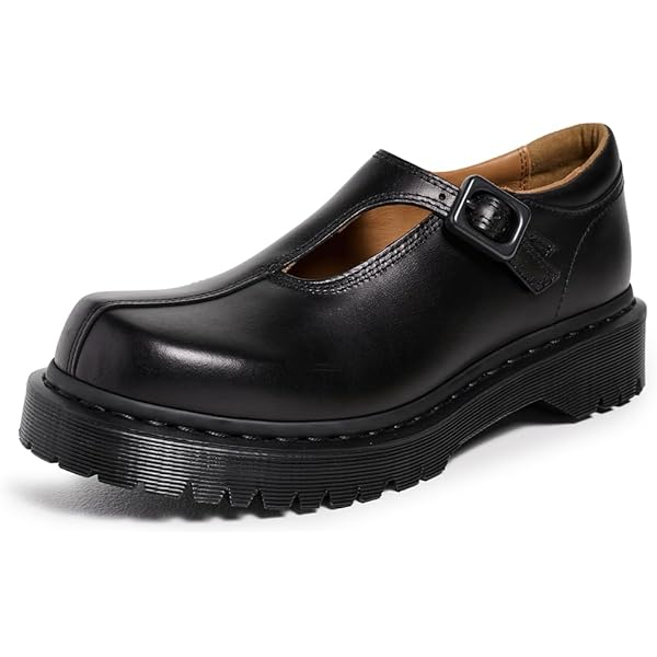 Amazon.com | Dr. Martens Women's Bethan Loafers, Black Polished